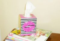 DIY Tissue Box Locker Magnets
