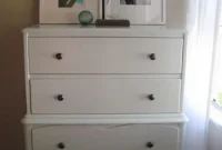 Dresser Revival: Paint and Contact Paper Drawer Makeover