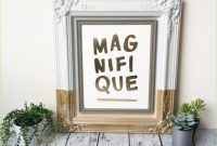A Year of DIY: Dipped Paint Frame
