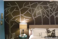 Chalk and Paint Tree Wall Art