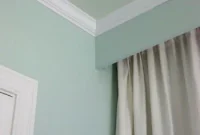 Soothing Sky: Our Bedroom’s Soft Green Ceiling