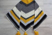 Statement Crochet Pointed Shawl