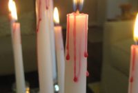 Crafting Spooky Blood-Drip Halloween Candles