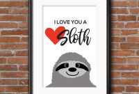 My Heart Belongs To Sloths SVG