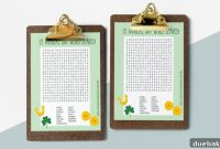 Lucky St Patricks Day Word Hunt
