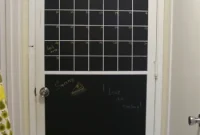 Upcycle Your Door Into a Chalkboard Message Hub