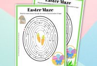 Printable Easter Maze Fun