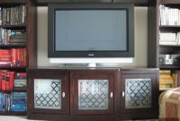Elevating Media Cabinet Doors with Frosted Glass