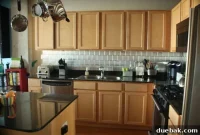 Effortless Elegance: $100 DIY Stainless Stick-On Backsplash