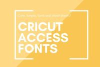 Essential Cricut Access Fonts for Every Crafter
