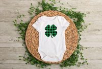 Rustic Buffalo Plaid Shamrock SVG