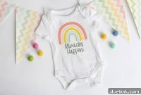 Rainbow Baby SVG: Miracles Do Happen