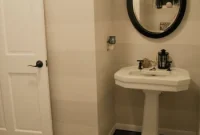 Subtle Stripes, Stenciled Style: Revamping Your Bathroom