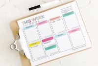 Your Free Printable Weekly Success Planner
