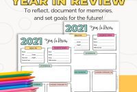 Free Year In Review Template