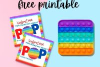Pop-tastic Printable Valentine Cards