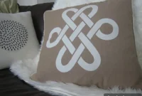 Create Custom Stenciled Pillows and Curtains