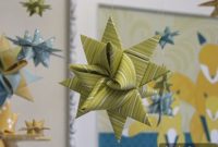 Dreamy Folded Moravian Star Mobile for Baby’s Crib