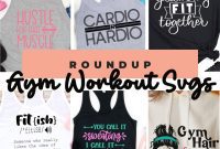 Essential Workout SVG Files for Cricut Users