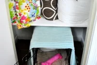 Clever Closet Shelf for Built-In Dog Crate