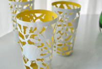 Transform Metal Cups into Chic Two-Tone Votive Holders