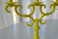 Revamp Your Brass Candlestick with Spray Paint
