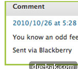 The Legendary Spam Comment