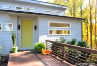 Our Journey to a Yellow-Green Front Door