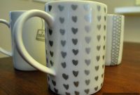 Sparkle Your Sips: Silver Sharpie Mug Decor