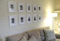Transform Your Sofa Wall With A Photo Grid