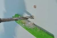 Dust-Free Drilling with Painter’s Tape