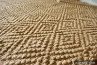 Spacious Jute Rug for Bedroom Serenity