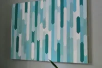 Create Modern Geometric Canvas Art