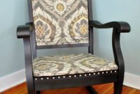 Transform Your Rocking Chair with Fabric and Nailhead Upholstery