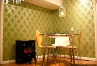 Creative Dining Room Stenciling