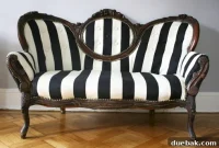 Striped Loveseat Revival