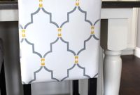 Personalize Your Fabric Chairs With Stencil Art