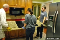 Cabinet Refitting and Countertop Demolition