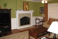 Brick Fireplace Transformed with Tumbled Marble
