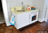 Transform an Old Cabinet into a Kids’ Play Kitchen