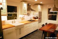 Rustic Warmth in a Serene White Kitchen