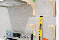 DIY Wood Kitchen Shelves Made Easy