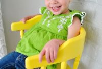 Giving an Old Wooden Highchair a Makeover