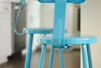 Metal Stool Makeover Spray Paint Edition
