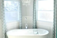 Timeless Gray & White Bathroom Featuring Architectural Paneling