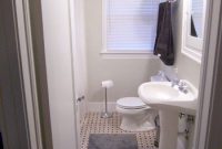 Understated Charm: Classic Basketweave Tile in a Neutral Bathroom