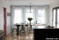 Elegant Contrast: A Wood and White Cabinet Kitchen Transformation