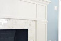 Our $200 Marble Fireplace Glow-Up