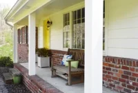 Transforming Curved Porch Columns with a Boxed Design