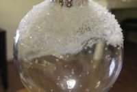 Crafting Elegant Feather & Snow Glass Ornaments